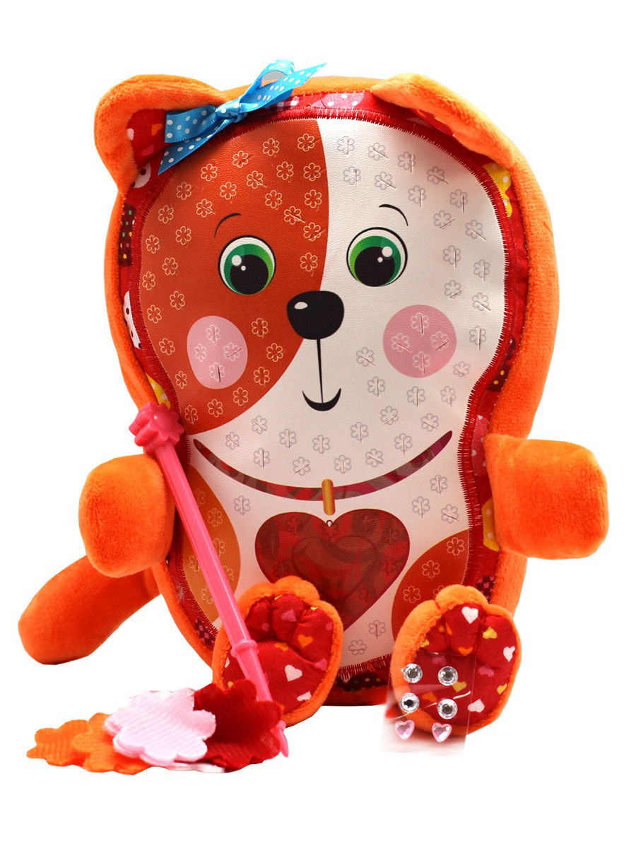 Декорируем вещи  ToyWay Узоры из плюша Подушечка-игрушечка Твой котёнок