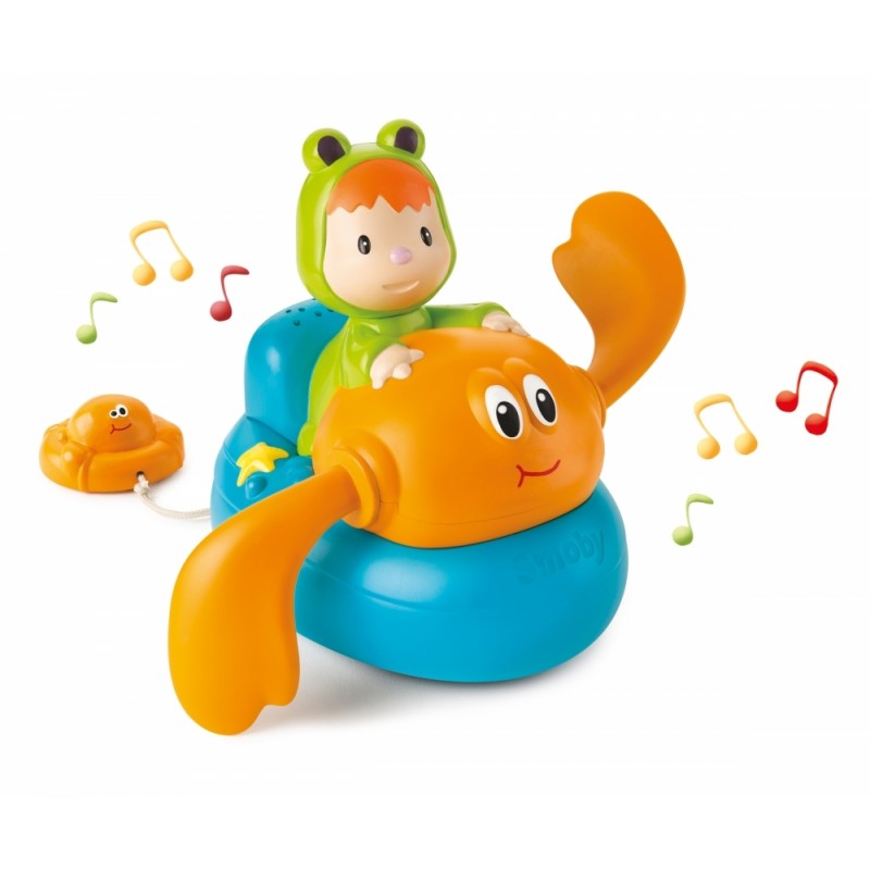   ToyWay Плавающая игрушка для ванны Cotoons - Музыкальный краб, звук