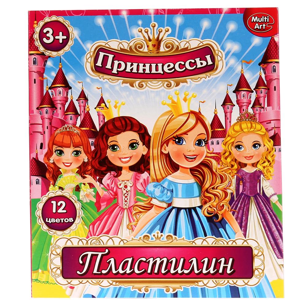 Классический пластилин Принцессы, 12 цветов