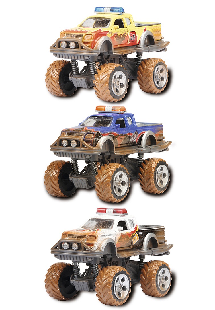 Джипы  ToyWay Внедорожник - Rally Monster из серии Имитация грязи, 15 см, 3 вида