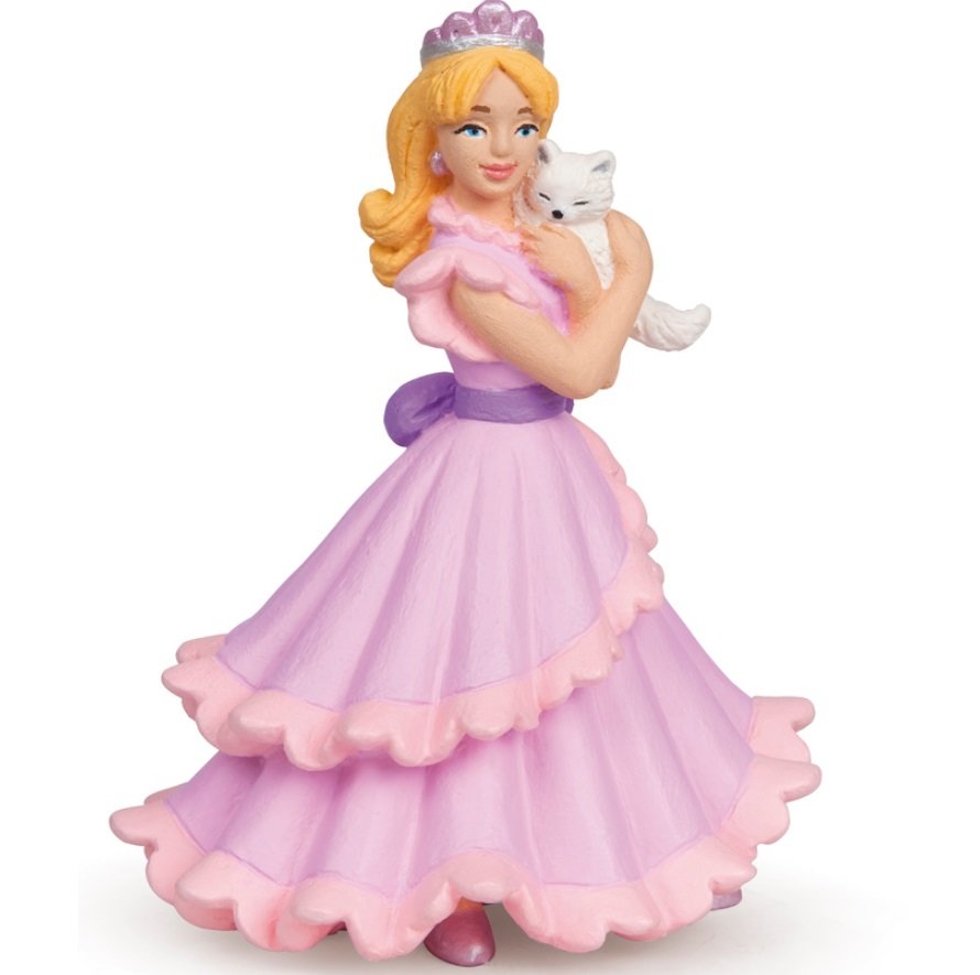   ToyWay Фигурка - Принцесса с кошкой, 7 х 10 х 8 см.