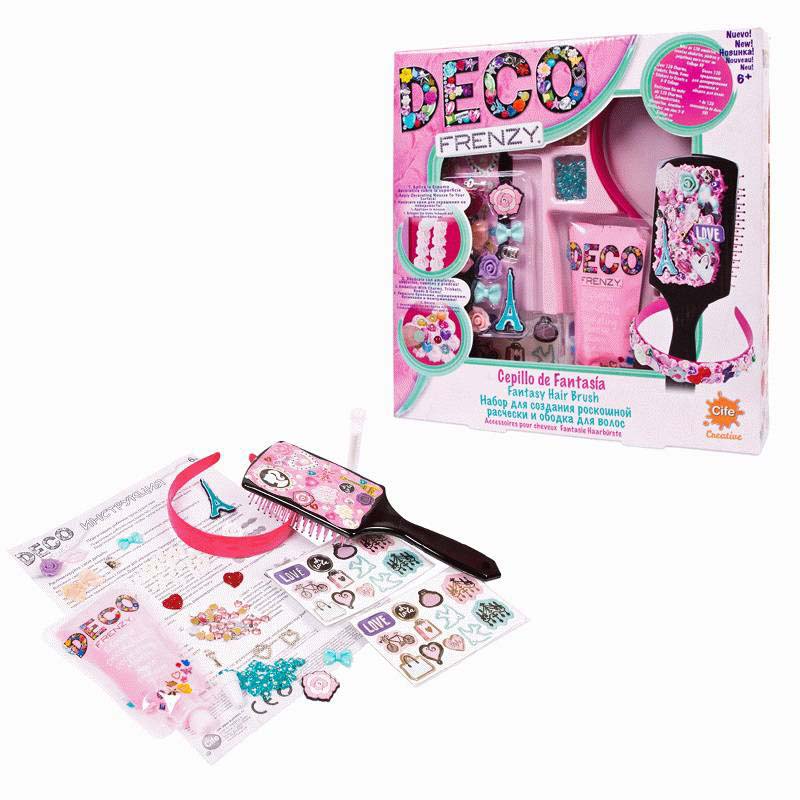Декорируем вещи  ToyWay Набор для декорирования Deco Frenzy: Роскошная расческа с ободком