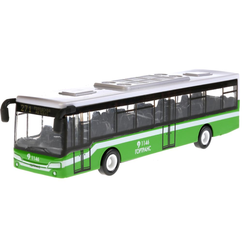 Автобусы, трамваи  ToyWay Автобус металлический, длина 14,5 см, инерционный