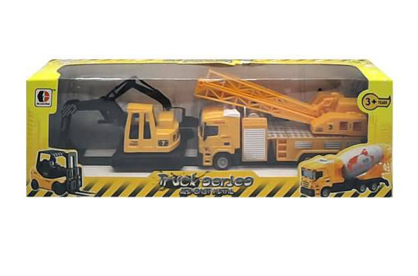  ToyWay Набор металлических машинок Truck Series - Кран и экскаватор