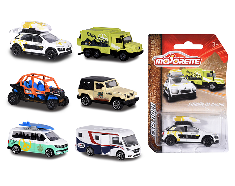 Джипы  ToyWay Техника для исследователей и путешественников, 7,5 см., 6 видов