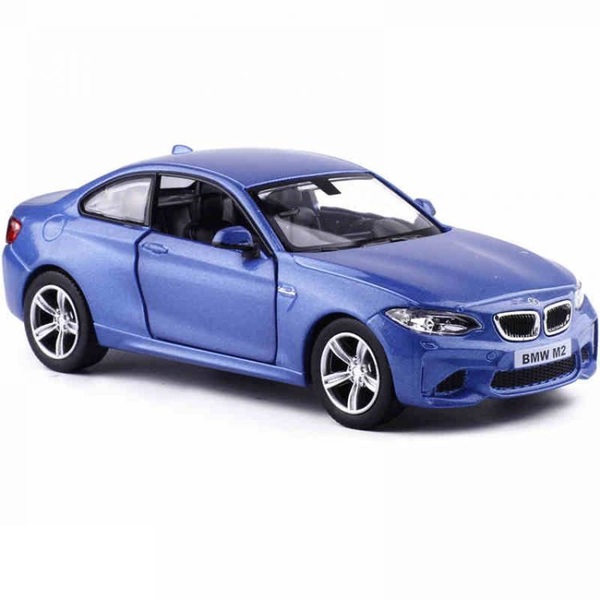 Металлическая инерционная машина - BMW M2 Coupe with Strip, 1:36, синий