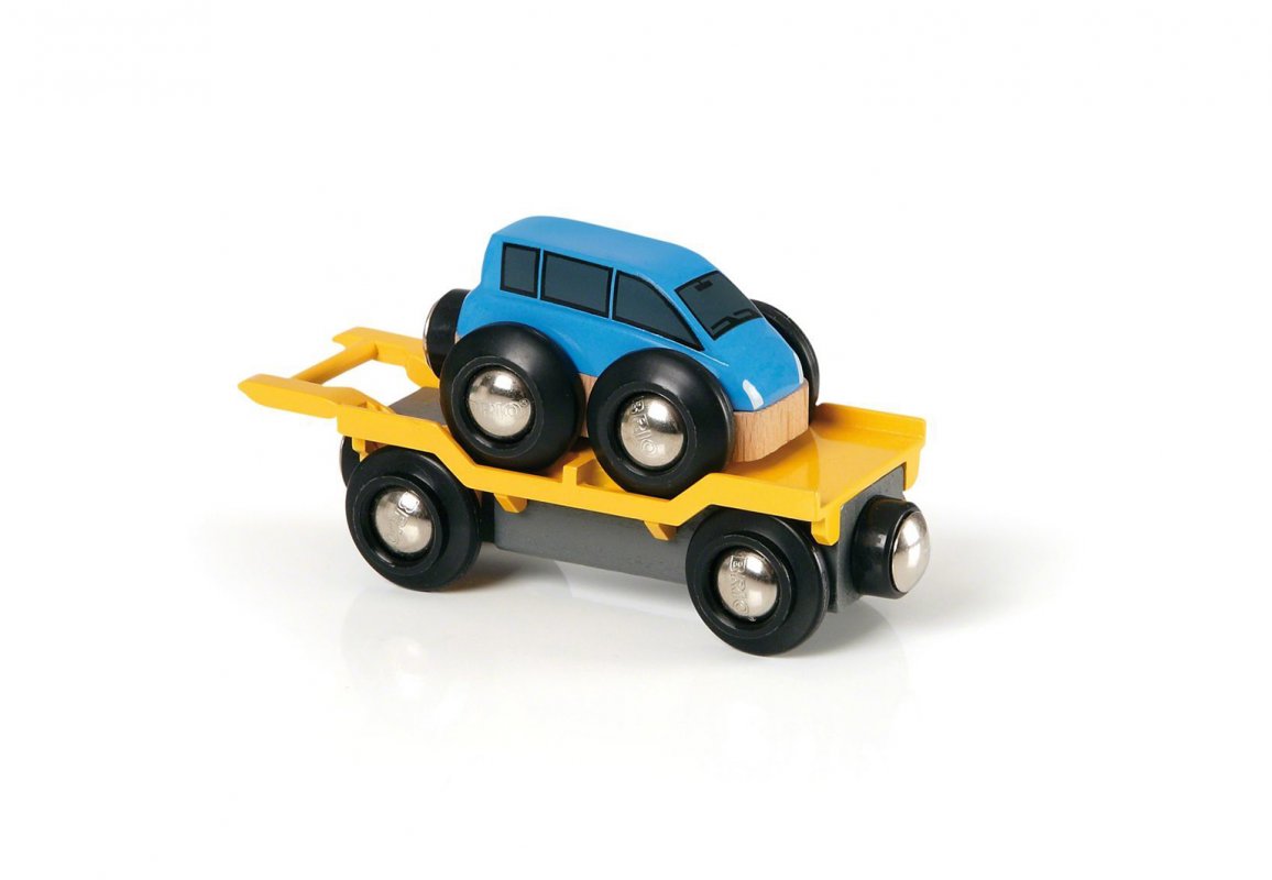   ToyWay Прицеп-эвакуатор с машинкой, 13 х 14 х 11 см., блистер