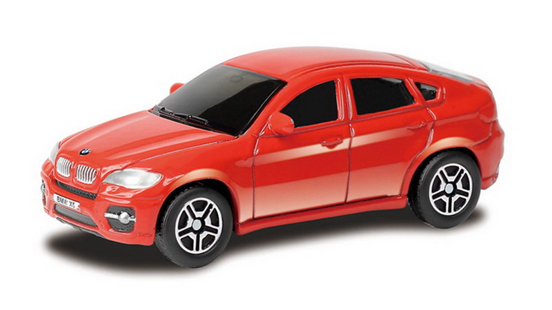   ToyWay Металлическая машина - BMW X6, 1:64, красный