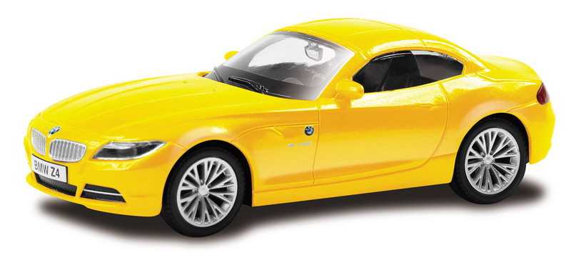   ToyWay Металлическая машина - BMW Z4, 1:43, желтый