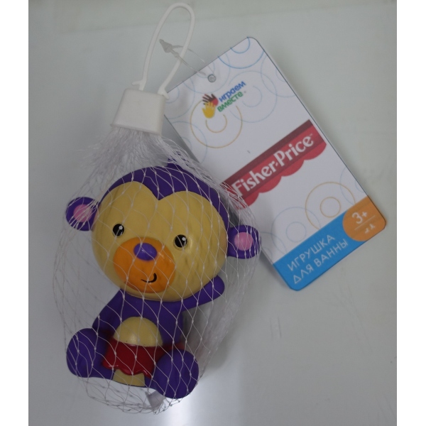 Резиновые игрушки  ToyWay Игрушка для купания – Обезьянка. Капитошка, Fisher-Price