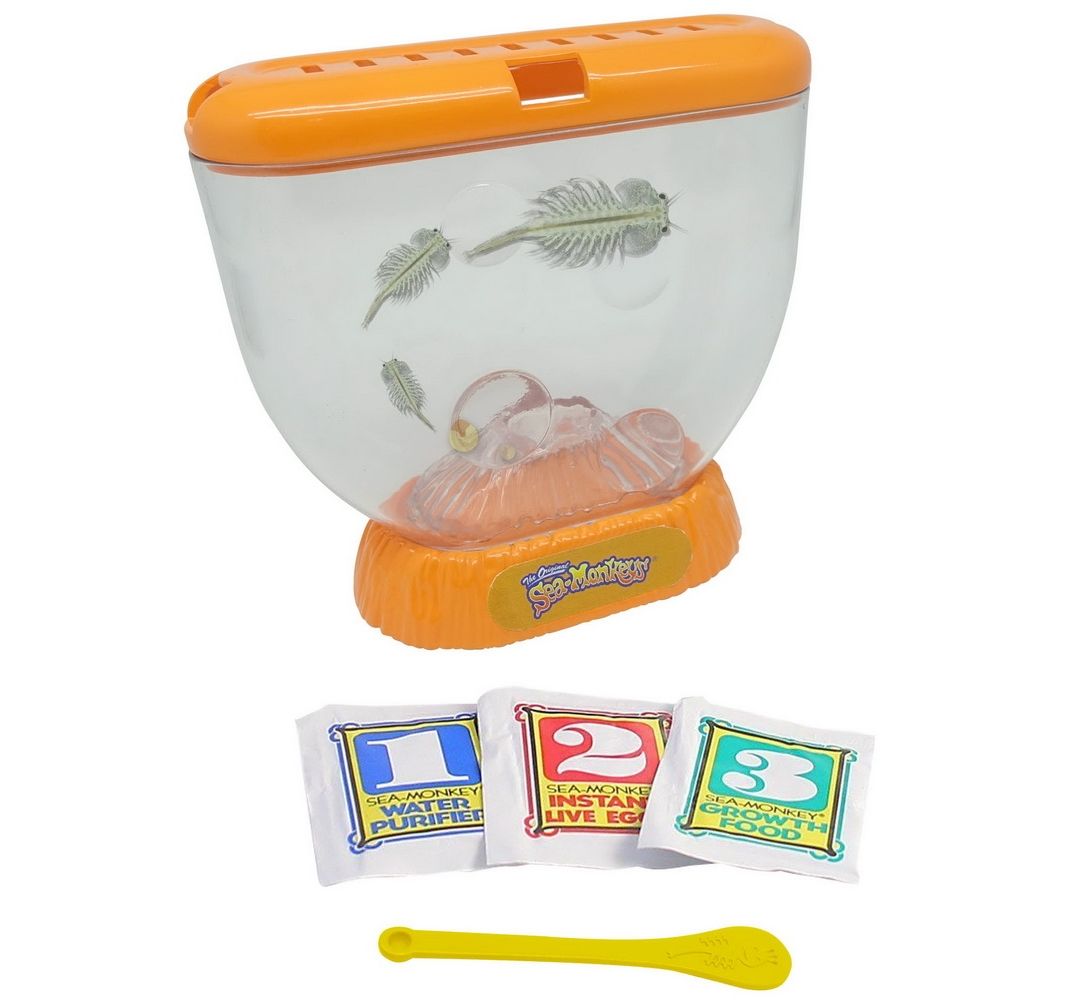 Аквариум Sea-Monkeys для выращивания ракообразных вида Artemia Salina, 15,6 x7 x 12,7 см