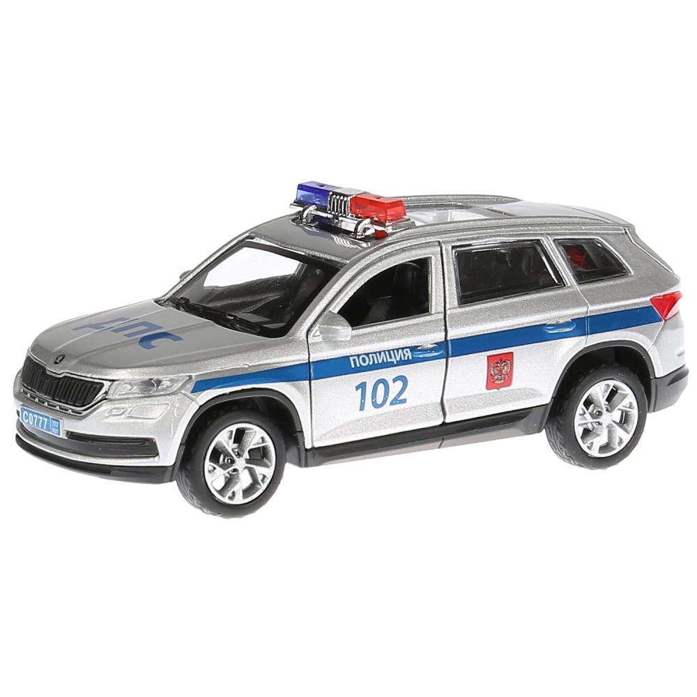  Инерционная металлическая машина Skoda Kodiaq – Полиция, 12 см