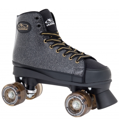 Ролики-квады Hudora Roller Skates Black Glamour, 36