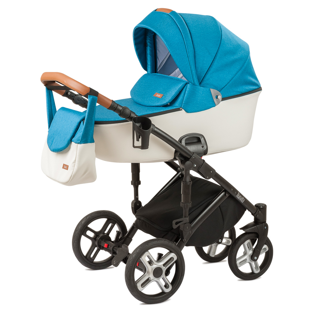 Детская коляска Nuovita Carro Sport 2 в 1, цвет - Blu bianco/Сине-белый