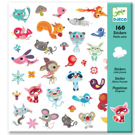 Наклейки  ToyWay Набор из 160 наклеек - Маленькие друзья