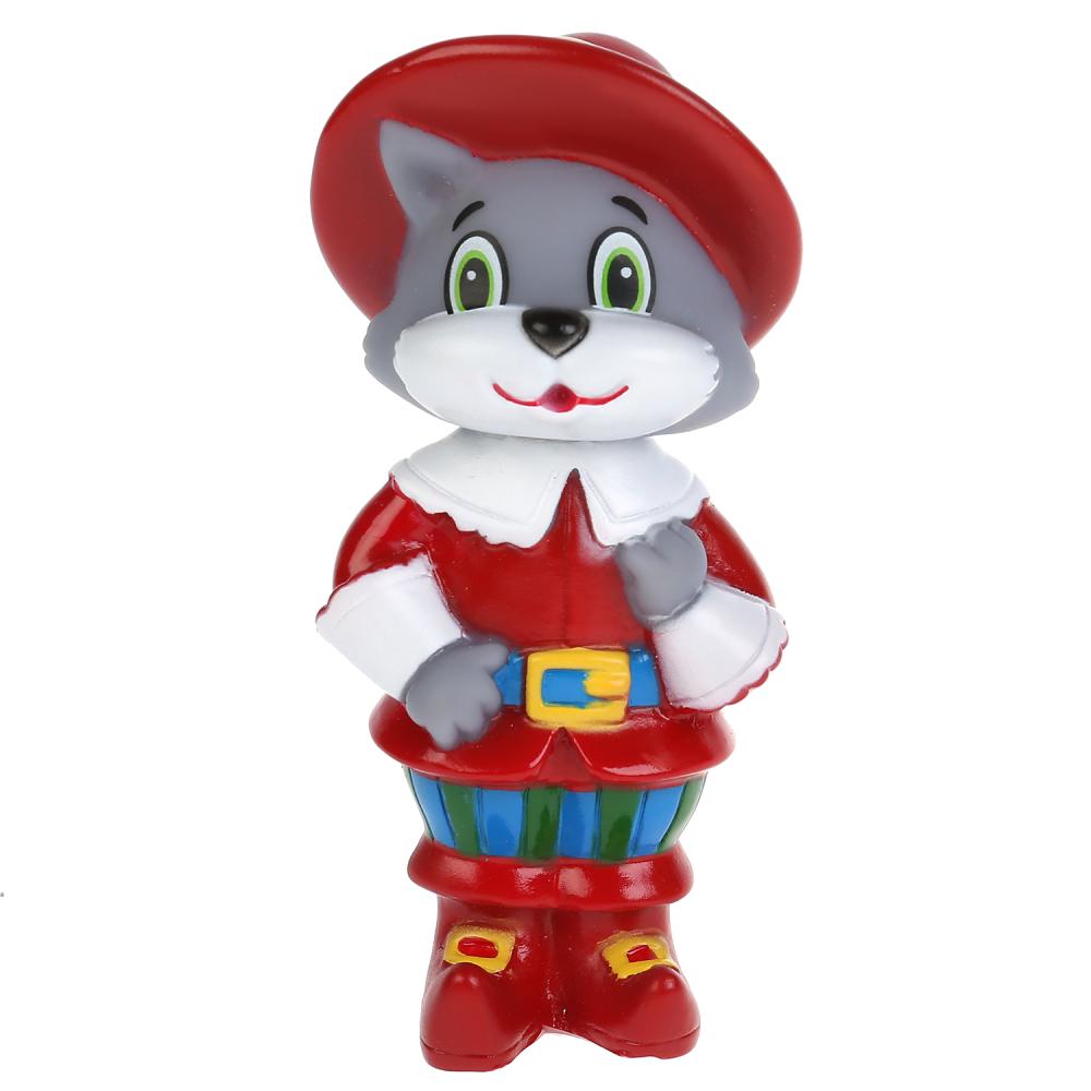 Резиновые игрушки Кот в сапогах для ванной, пластизоль, в сетке