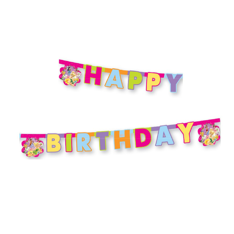 Гирлянда поздравительная Happy Birthday из серии Долина Фей