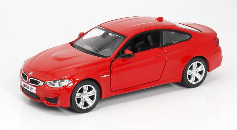  Металлическая инерционная машина RMZ City - BMW M4 Coupe with Strip, 1:32, 2 цвета