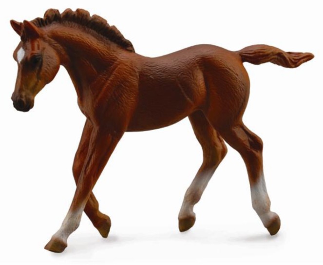 Фигурка Gulliver Collecta - Жеребец каштановый, бегущий
