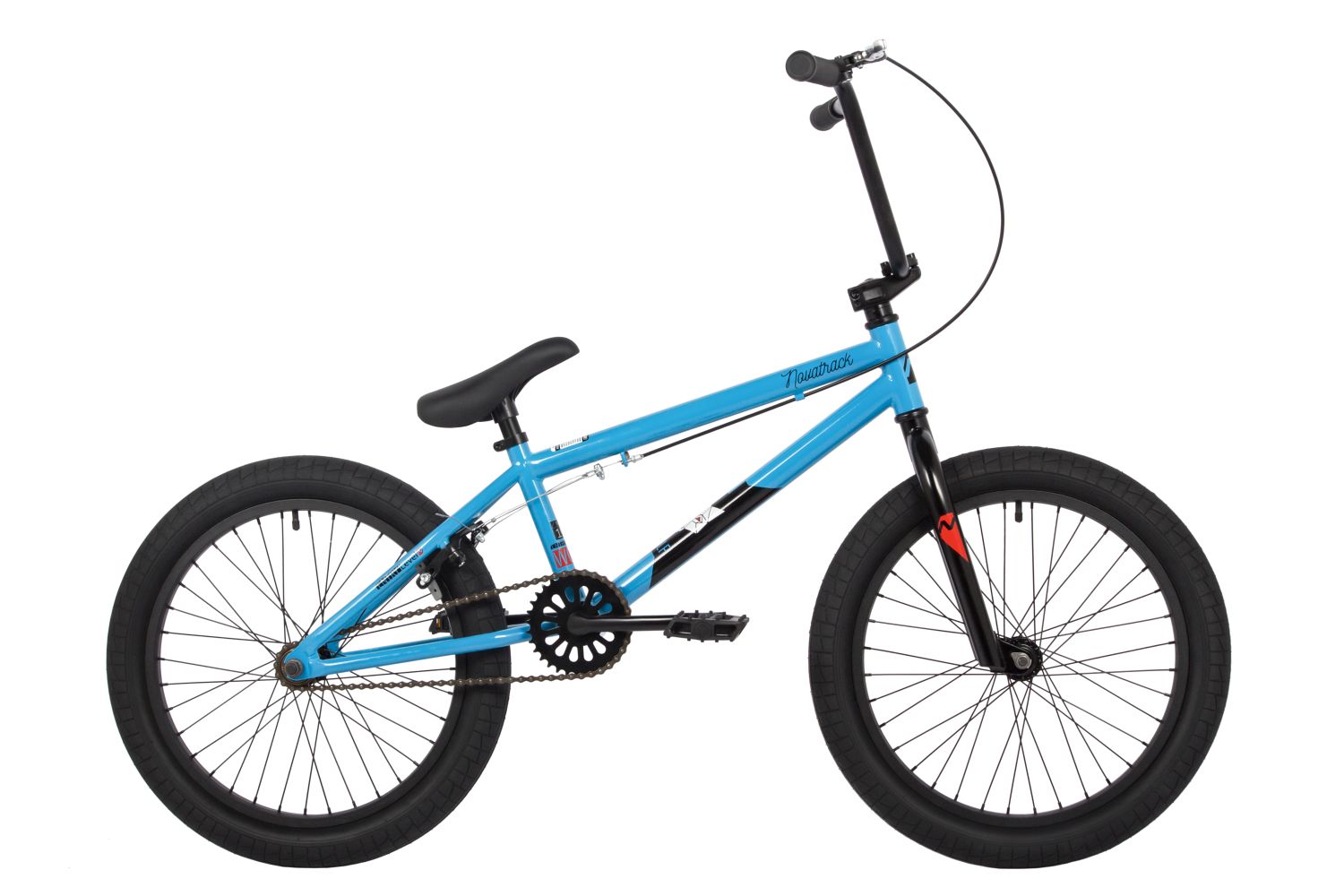 Экстремальный велосипед Novatrack BMX Wolf, год 2024, цвет Синий