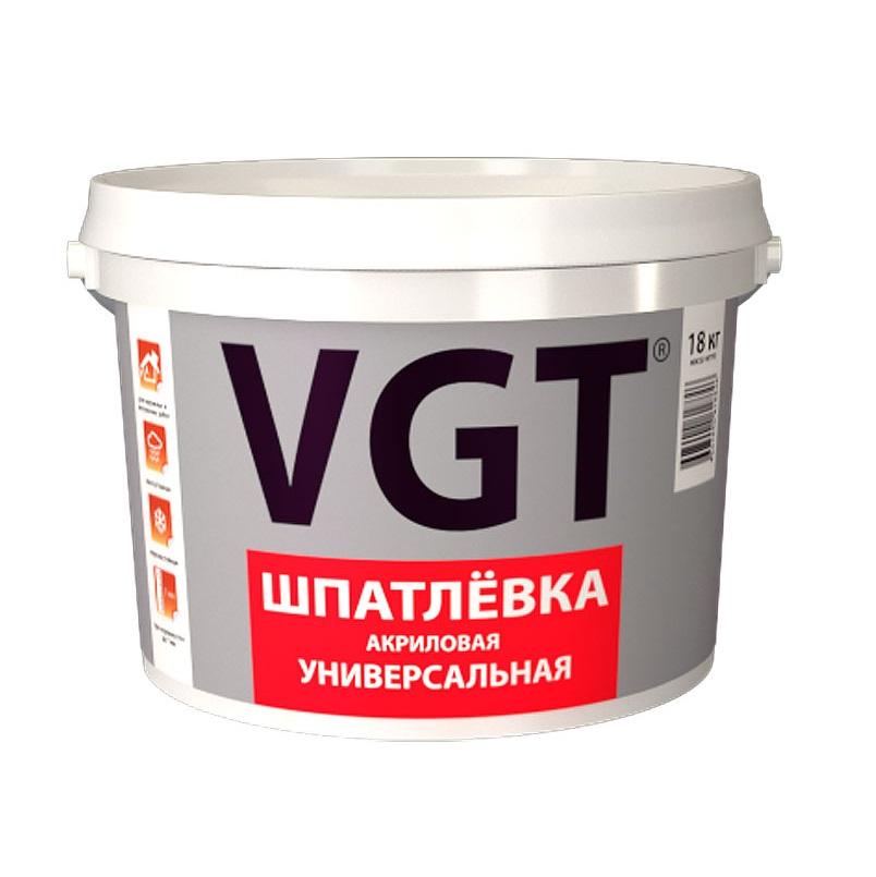   ДоброСтрой Шпатлевка универсальная для нар/внутр работ влагостойкая RETAIL, 3,6 кг