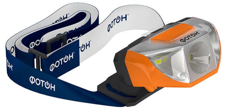 Фонарь  Фотон  налобный светодиодный SH-400 (1хLR6 в комплекте), оранжевый