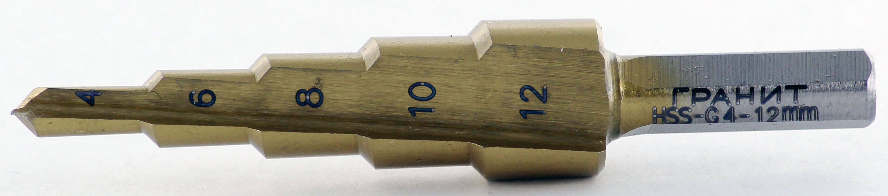 Сверло ступенчатое Гранит 4-12 мм