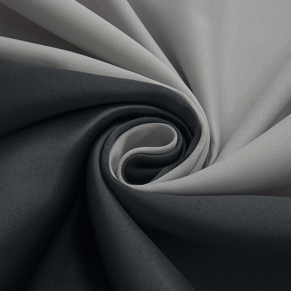 Ткань Портьера однотонный блэкаут Серый RS Milan-036-042/280 P BL 2st NC арт 91569 (Китай)