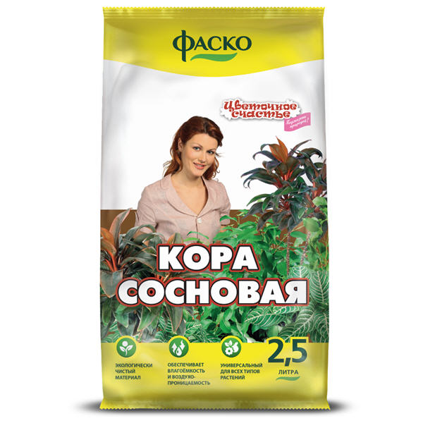 Кора сосновая Фаско 2,5 л