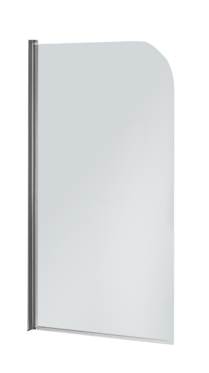 Шторка для ванны  COSTABELL SW-F01  (140*80) алюминиевый профиль, стекло ПРОЗРАЧНОЕ