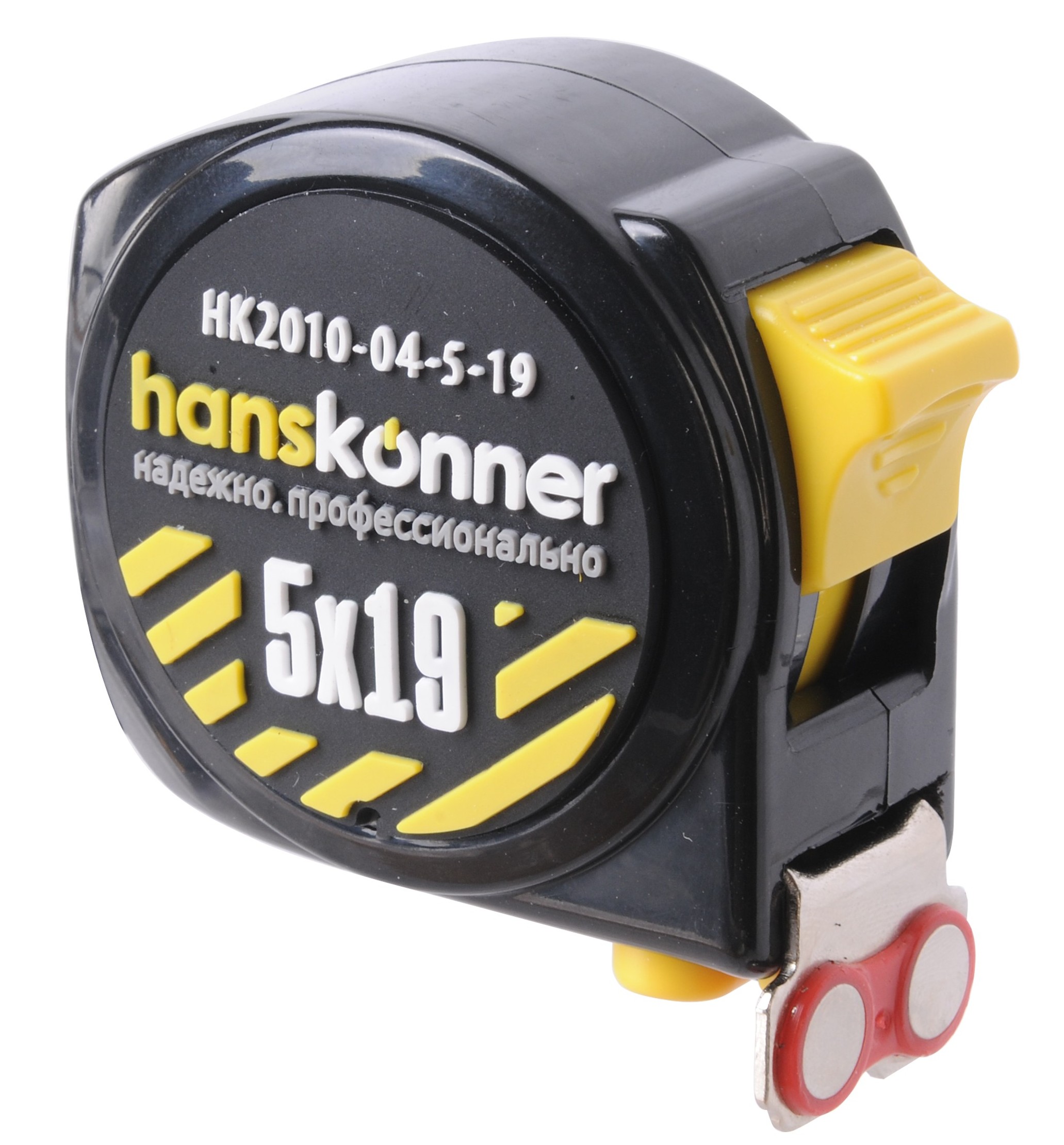 Рулетка Hanskonner HK2010-04-5-19 5мx19мм, 2 стопа, магнитный зацеп