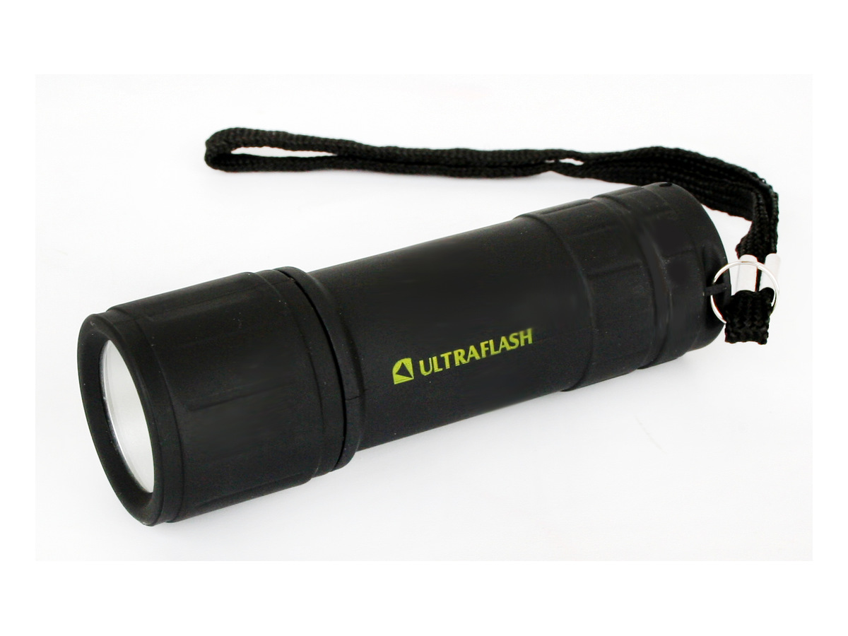 Фонарь светодиодный Ultraflash LED16001, черный