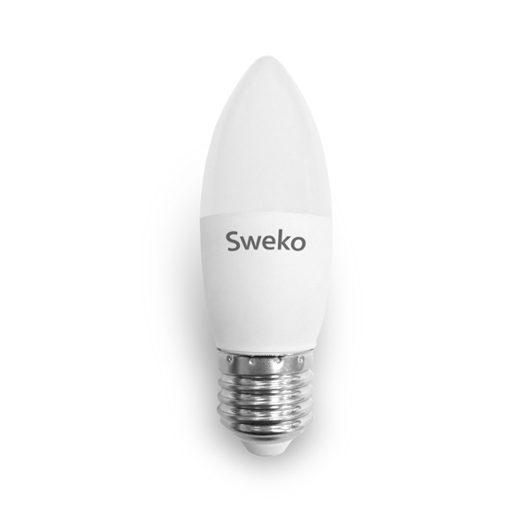 Светодиодная лампа Sweko 42 серия 42LED-C35-10W-230-6500K-E27