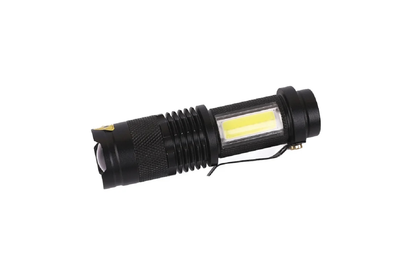  Фонарь Camelion LED51531, XPE+COB, ZOOM, 4 режима 1XLR6, черный