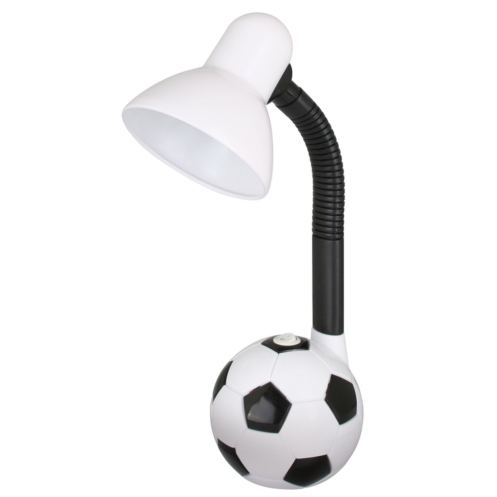 Светильник настольный Camelion KD-381 C01 Мяч 40Вт, E27, белый, черный