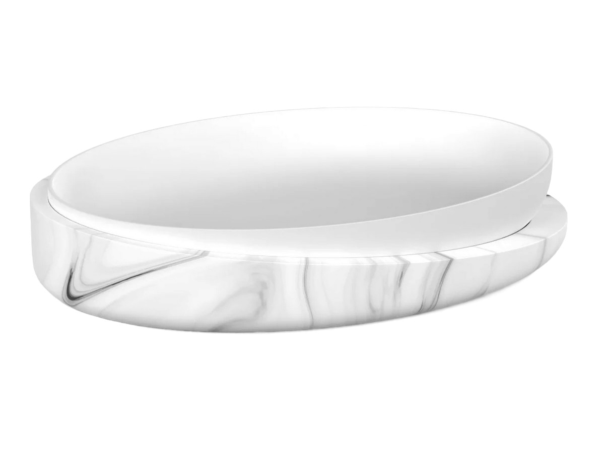  Мыльница настольная Marble Light, полирезин