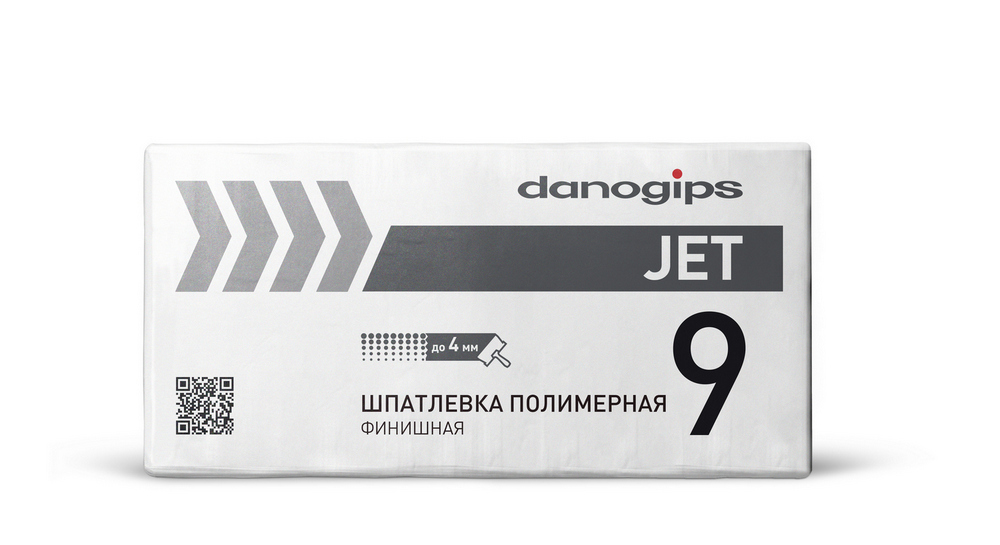 Шпатлёвка финишная полимерная для внутренней отделки Danogips DANO JET-9, 20кг