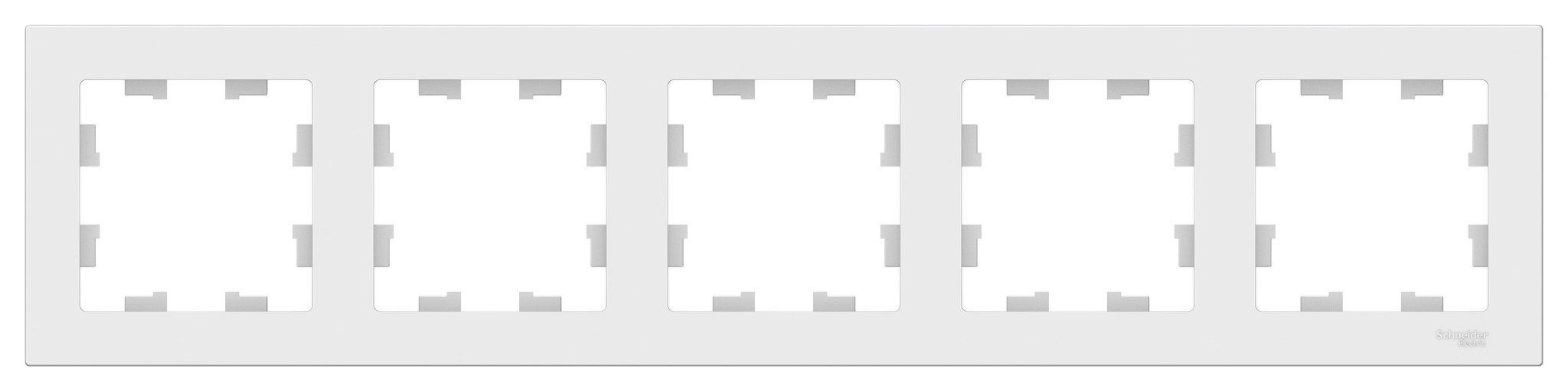 Рамка ATLASDESIGN 5-постовая универсальная, белый