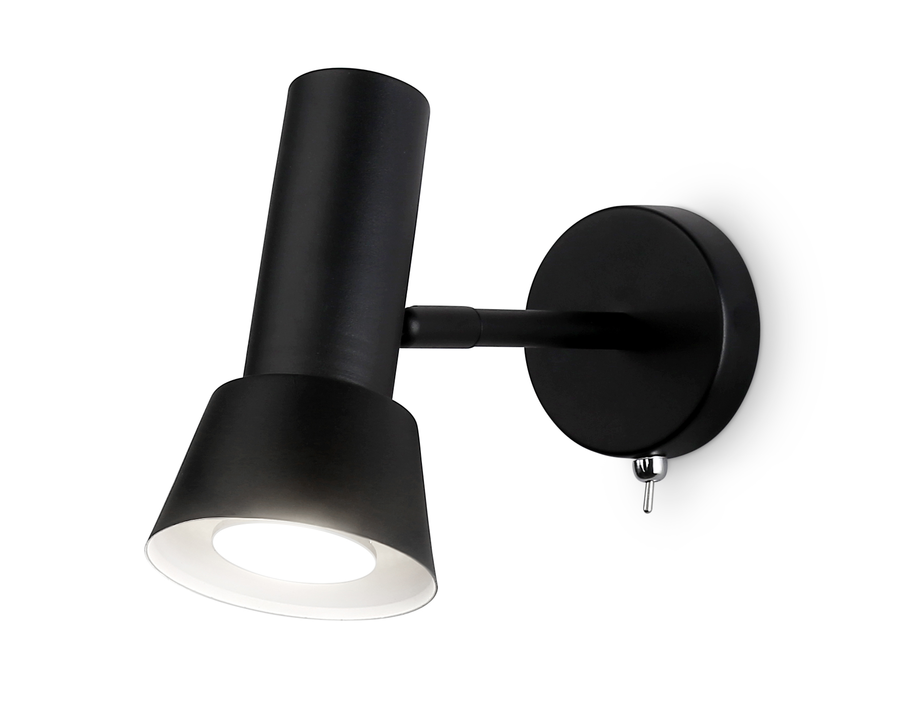 Светильник настенный AMBRELLA LIGHT TA13129 WH  GU10 12W D85хL150хH240 цвет черный