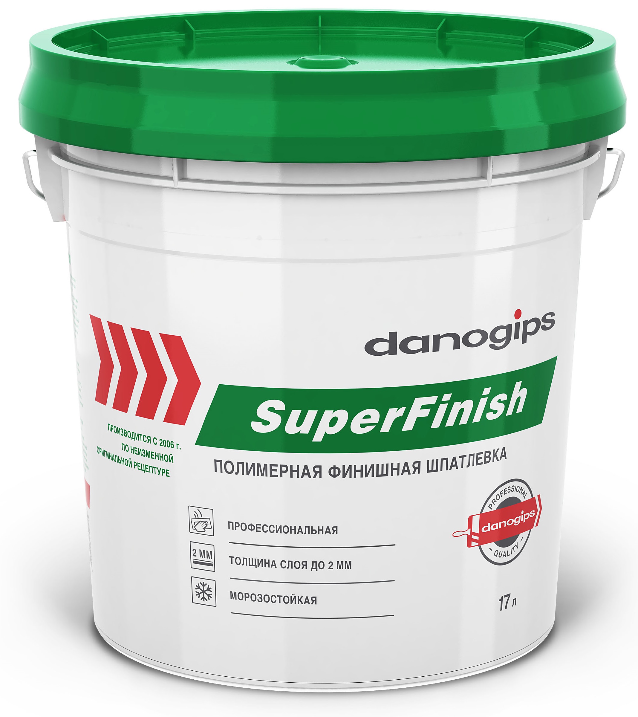   ДоброСтрой Шпатлевка универсальная готовая DANOGIPS (sheetrock) RMJC 28 кг (17 л)