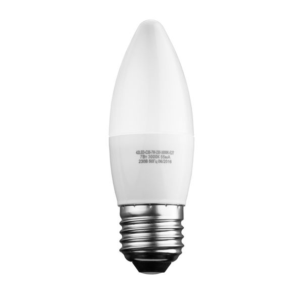 Светодиодная лампа Sweko 42 серия 42LED-C35-7W-230-6500K-E27