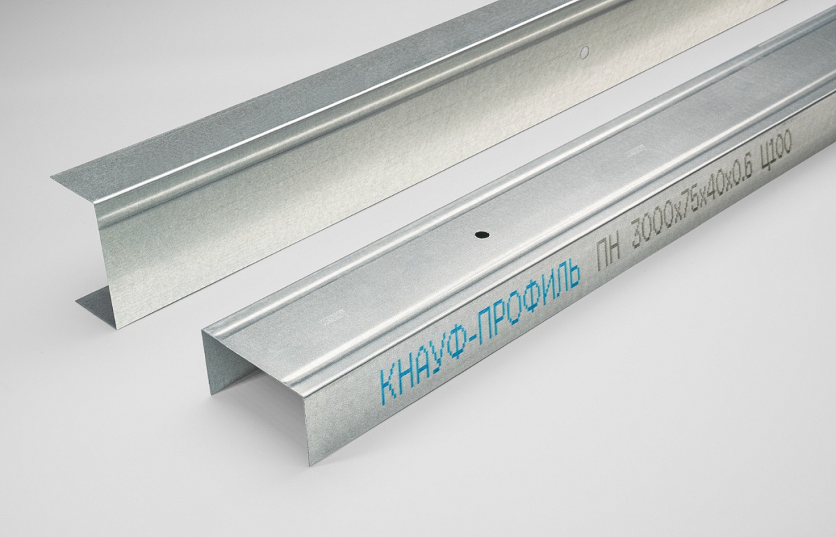   ДоброСтрой Профиль направляющий Knauf ПН 75х40 3м, 0,6мм