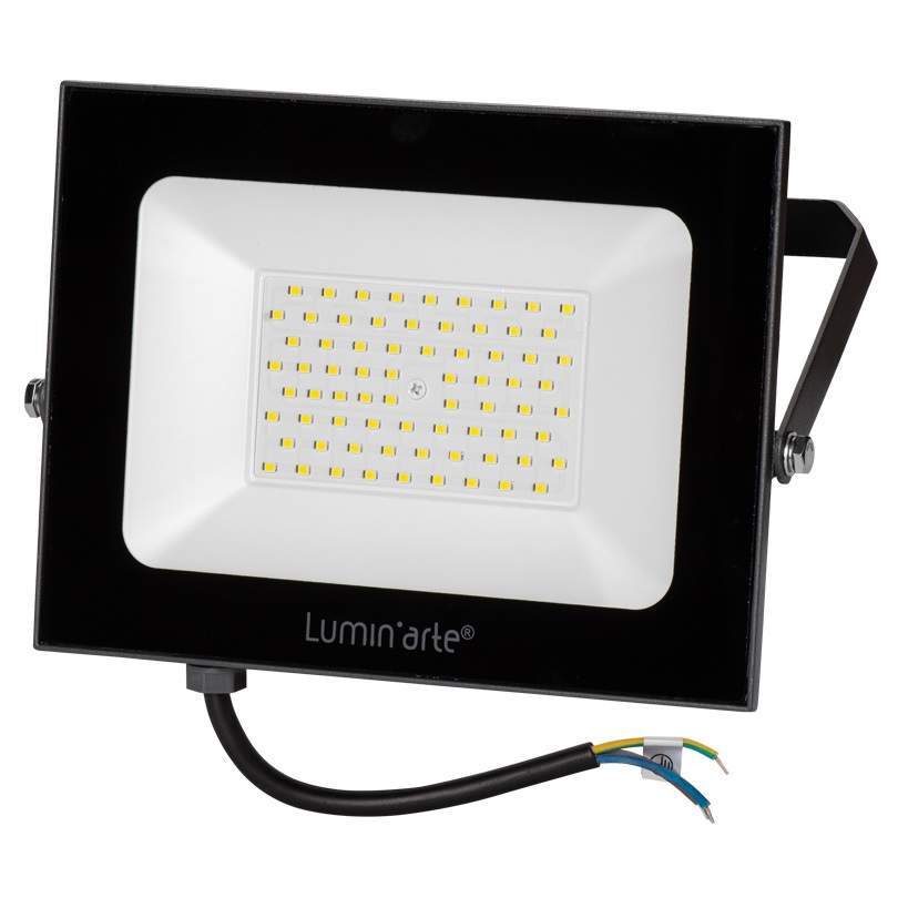   ДоброСтрой Прожектор светодиодный Lumin`arte LFL-100W/05 100Вт 5700K 7500лм черный IP65