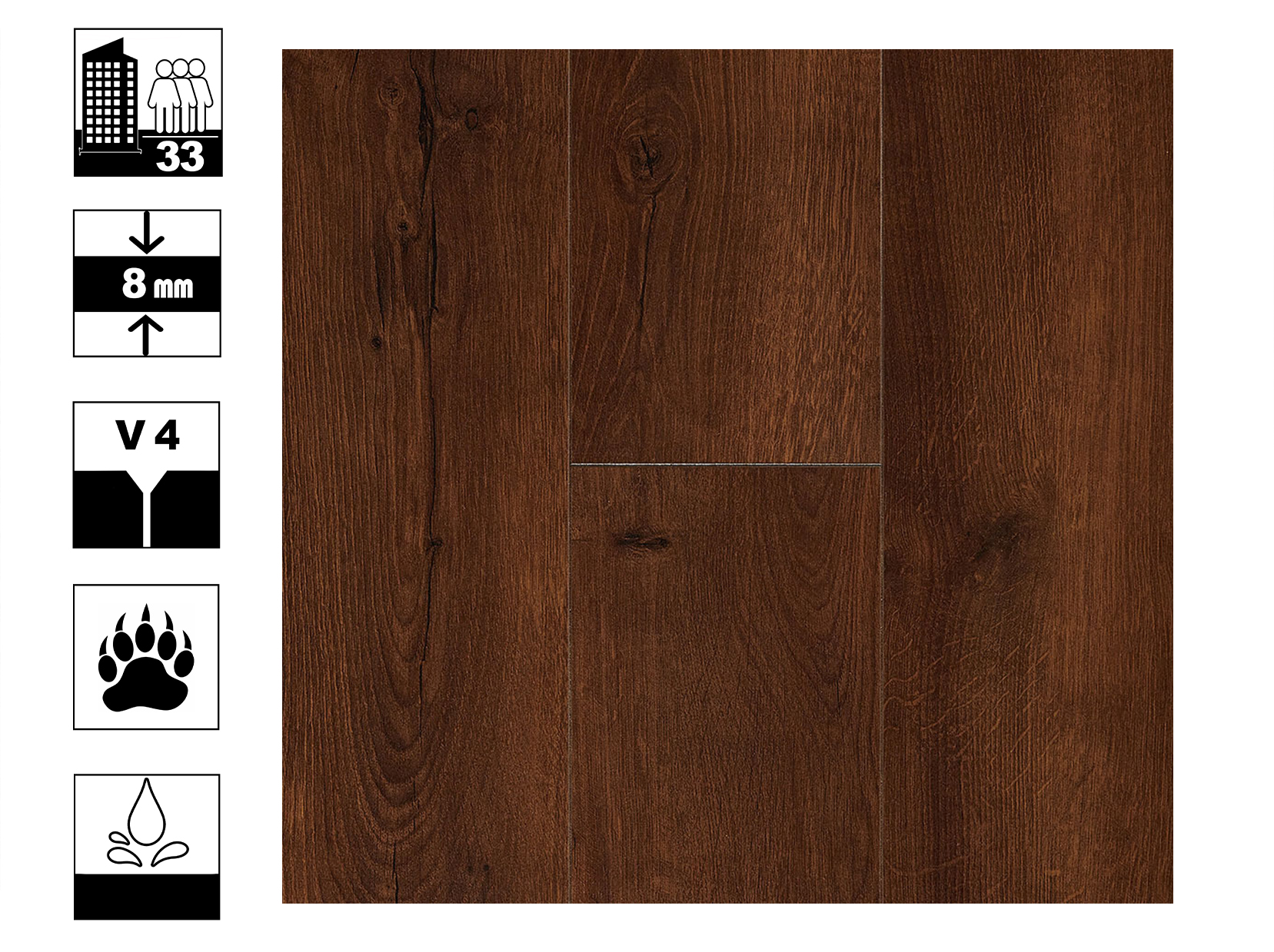 Ламинат Floorpan Lagoon Дуб Канкун 33 кл 8 мм