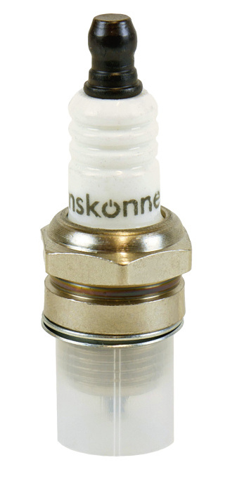  Свеча зажигания 2Т Hanskonner HKSP-L7RTC, M14х1,25, резистор, шестигранник 19