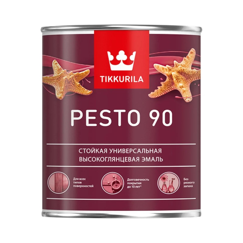 Эмаль Euro Miralkyd Pesto 90 A, высокоглянцевый, 0,9 л