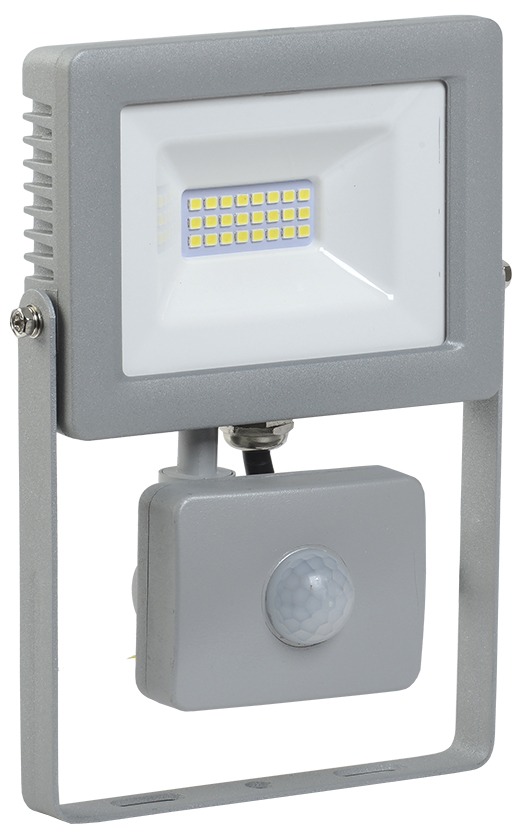 Прожектор Иэк СДО 07-20Д светодиодный серый с ДД IP44