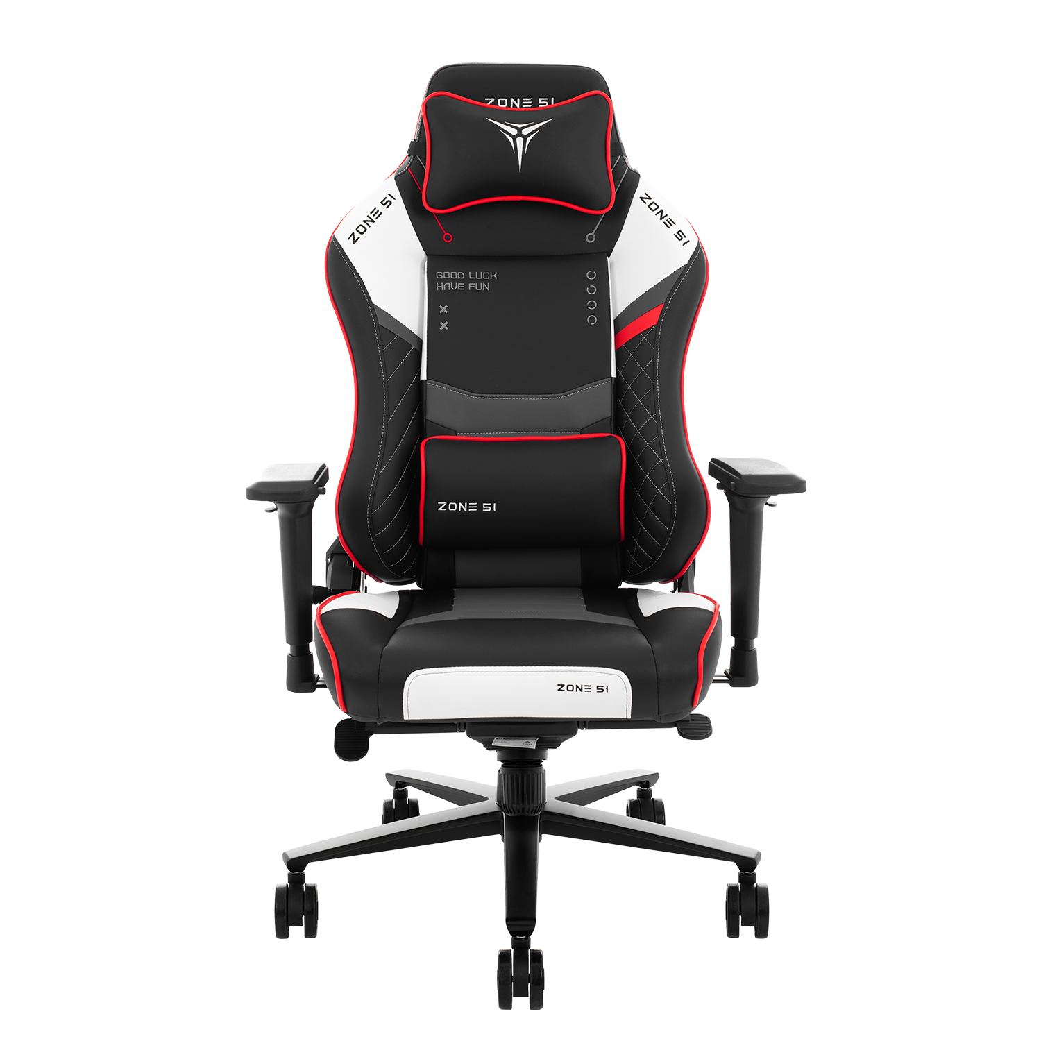 Кресло компьютерное ZONE 51 Cyberpunk Limited Red