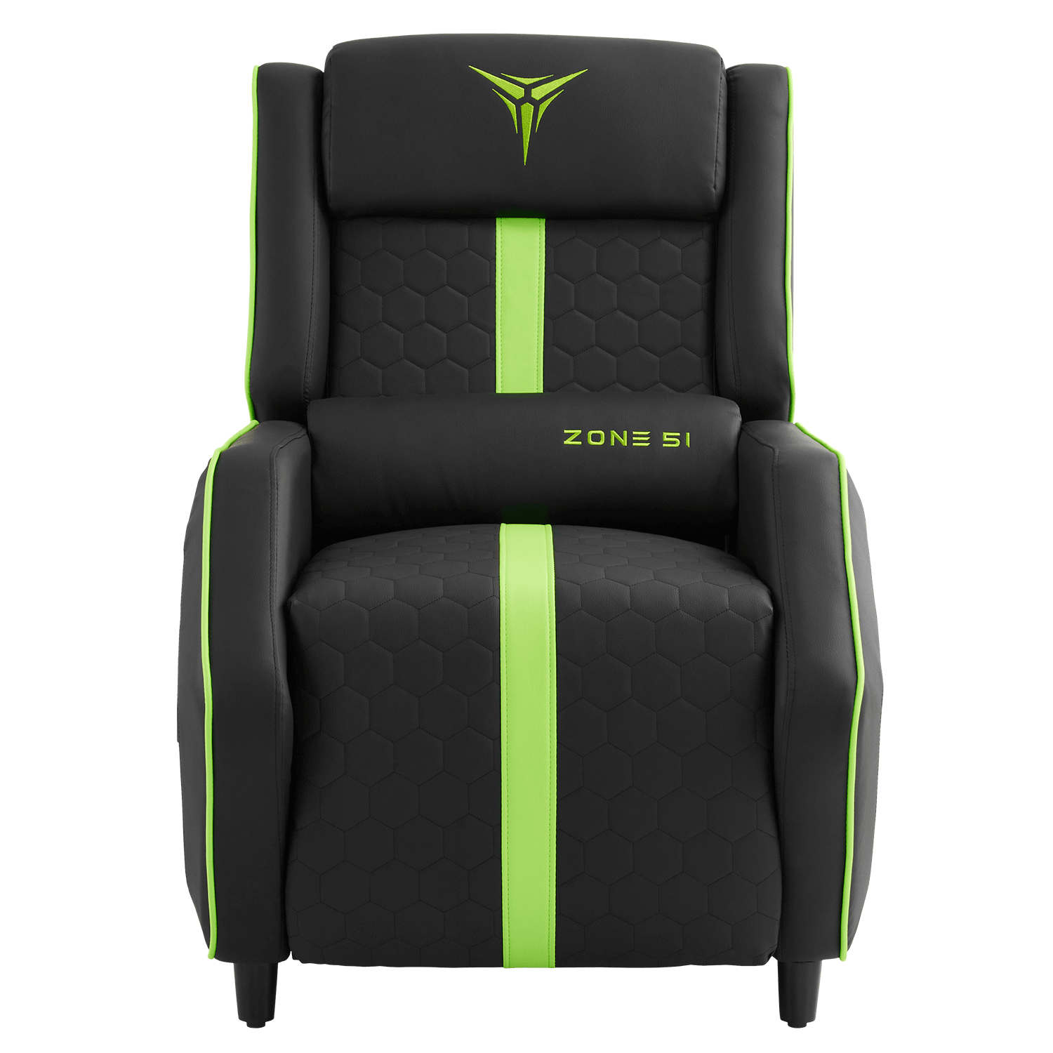 Кресло-софа компьютерное ZONE 51 RIDER Black-Green