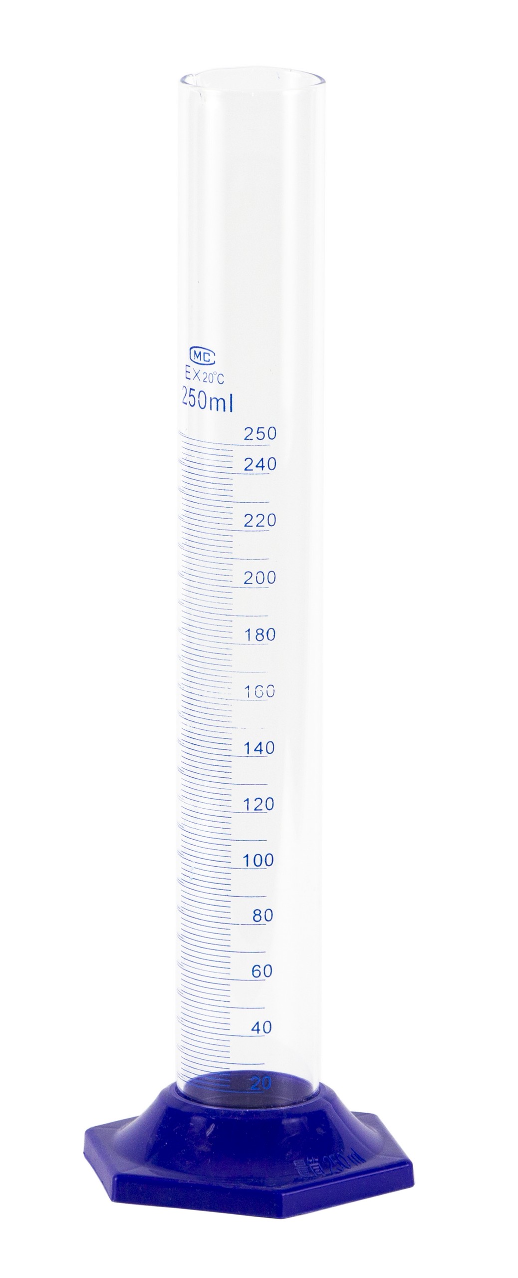 Мерный цилиндр стеклянный, 250 мл